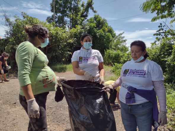 El Ocotillo realizan campaña de limpieza y promueve el cuido del medio ambiente 